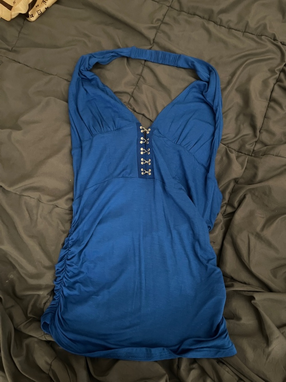 VENUS Blue Halter Tank Top M